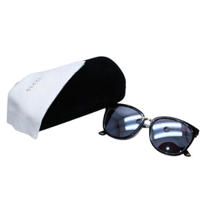 GUCCI グッチ サングラス アイウェア GG0073SK 005 サイズ58□18 150 アセテート プラスチック ブラック 美品 中古 4a001569