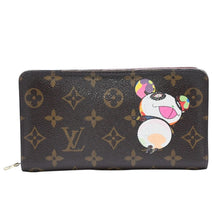 画像をギャラリービューアに読み込む, LOUIS VUITTON ルイ ヴィトン × 村上隆 コラボ 長財布 M61729 パンダ ポルトモネジップ モノグラムキャンバス 美品 中古 4a001574