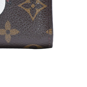 LOUIS VUITTON Louis Vuitton x Takashi Murakami Collaboration Long Wallet M61729 Panda Portomone Sip Monogram Canvas Good Condition Used 4a001574