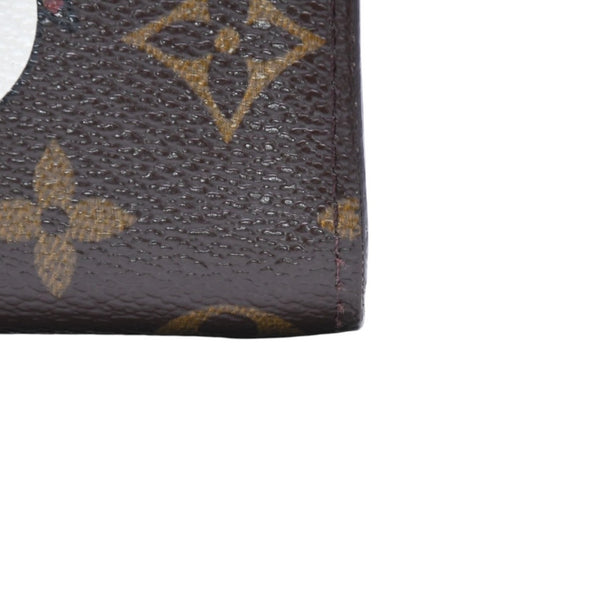 LOUIS VUITTON Louis Vuitton x Takashi Murakami Collaboration Long Wallet M61729 Panda Portomone Sip Monogram Canvas Good Condition Used 4a001574