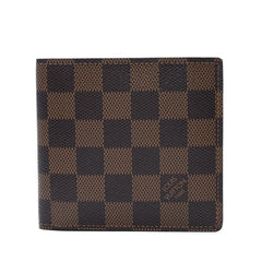 New and unused item LOUIS VUITTON Portefeuille Marco Damier Ebene N61675 Bifold Wallet Used 4a001581