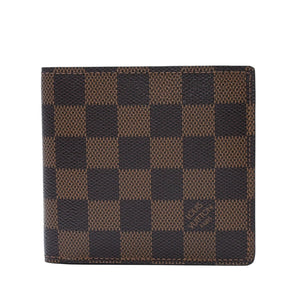 New and unused item LOUIS VUITTON Portefeuille Marco Damier Ebene N61675 Bifold Wallet Used 4a001581
