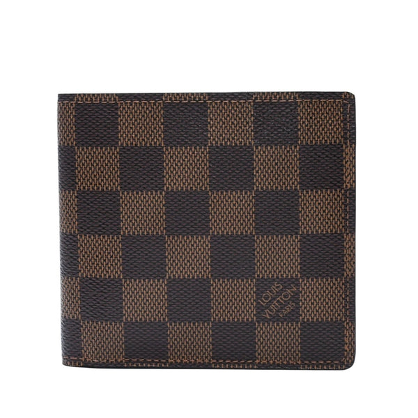 New and unused item LOUIS VUITTON Portefeuille Marco Damier Ebene N61675 Bifold Wallet Used 4a001581