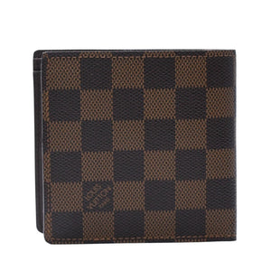 New and unused item LOUIS VUITTON Portefeuille Marco Damier Ebene N61675 Bifold Wallet Used 4a001581
