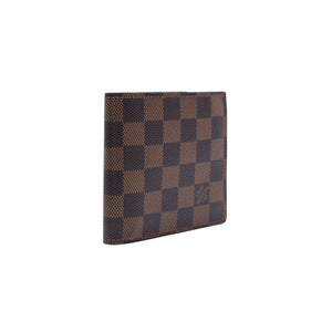 New and unused item LOUIS VUITTON Portefeuille Marco Damier Ebene N61675 Bifold Wallet Used 4a001581