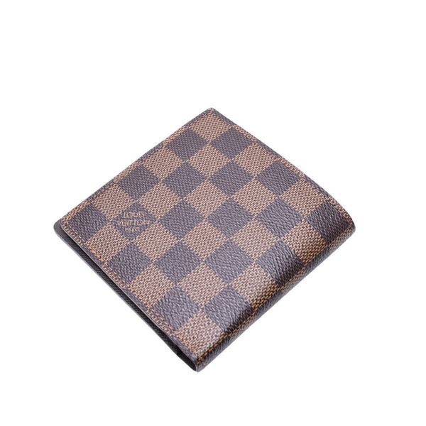 New and unused item LOUIS VUITTON Portefeuille Marco Damier Ebene N61675 Bifold Wallet Used 4a001581