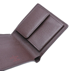 New and unused item LOUIS VUITTON Portefeuille Marco Damier Ebene N61675 Bifold Wallet Used 4a001581