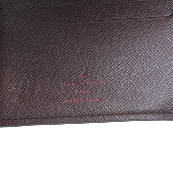 New and unused item LOUIS VUITTON Portefeuille Marco Damier Ebene N61675 Bifold Wallet Used 4a001581