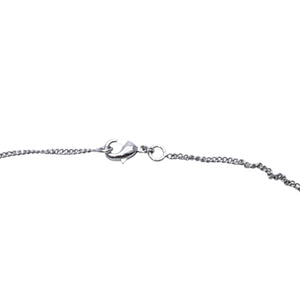 極美品 CHANEL シャネル ネックレス ココマーク ラインストーン シルバー B11V necklace COCO rhinestone SV B11V 美品 中古 4a000649
