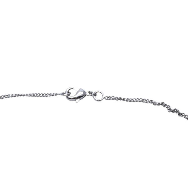 極美品 CHANEL シャネル ネックレス ココマーク ラインストーン シルバー B11V necklace COCO rhinestone SV B11V 美品 中古 4a000649