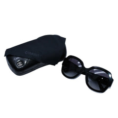 CHANEL Sunglasses 5373-A 57◻19 140 Black Purple Lens Excellent Condition Used 4a001577