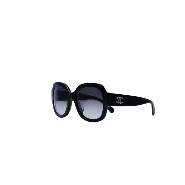 CHANEL Sunglasses 5373-A 57◻19 140 Black Purple Lens Excellent Condition Used 4a001577