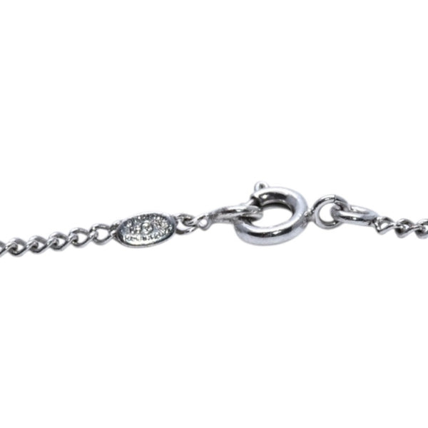 極美品 CHANEL シャネル ネックレス ラインストーン ココマーク 06V シルバー necklace CC rhinestone SV 06V 美品 中古 4a000660