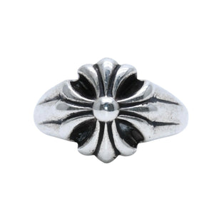CHROME HEARTS Small Cutout CH Plus Ring Ring Weight Approx. 13.35g Size 11 Silver 925 Good Condition Used 4a001726