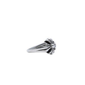 CHROME HEARTS Small Cutout CH Plus Ring Ring Weight Approx. 13.35g Size 11 Silver 925 Good Condition Used 4a001726