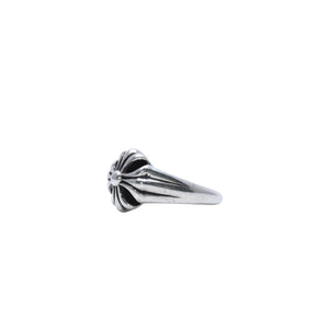 CHROME HEARTS Small Cutout CH Plus Ring Ring Weight Approx. 13.35g Size 11 Silver 925 Good Condition Used 4a001726