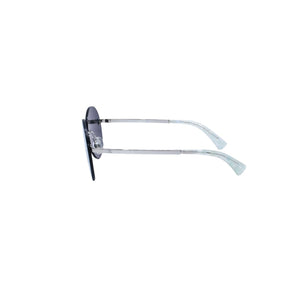 Very Good Condition CHANEL Coco Mark Round Mirror Sunglasses Silver Gray CH4216 Good Condition Used 4a001558