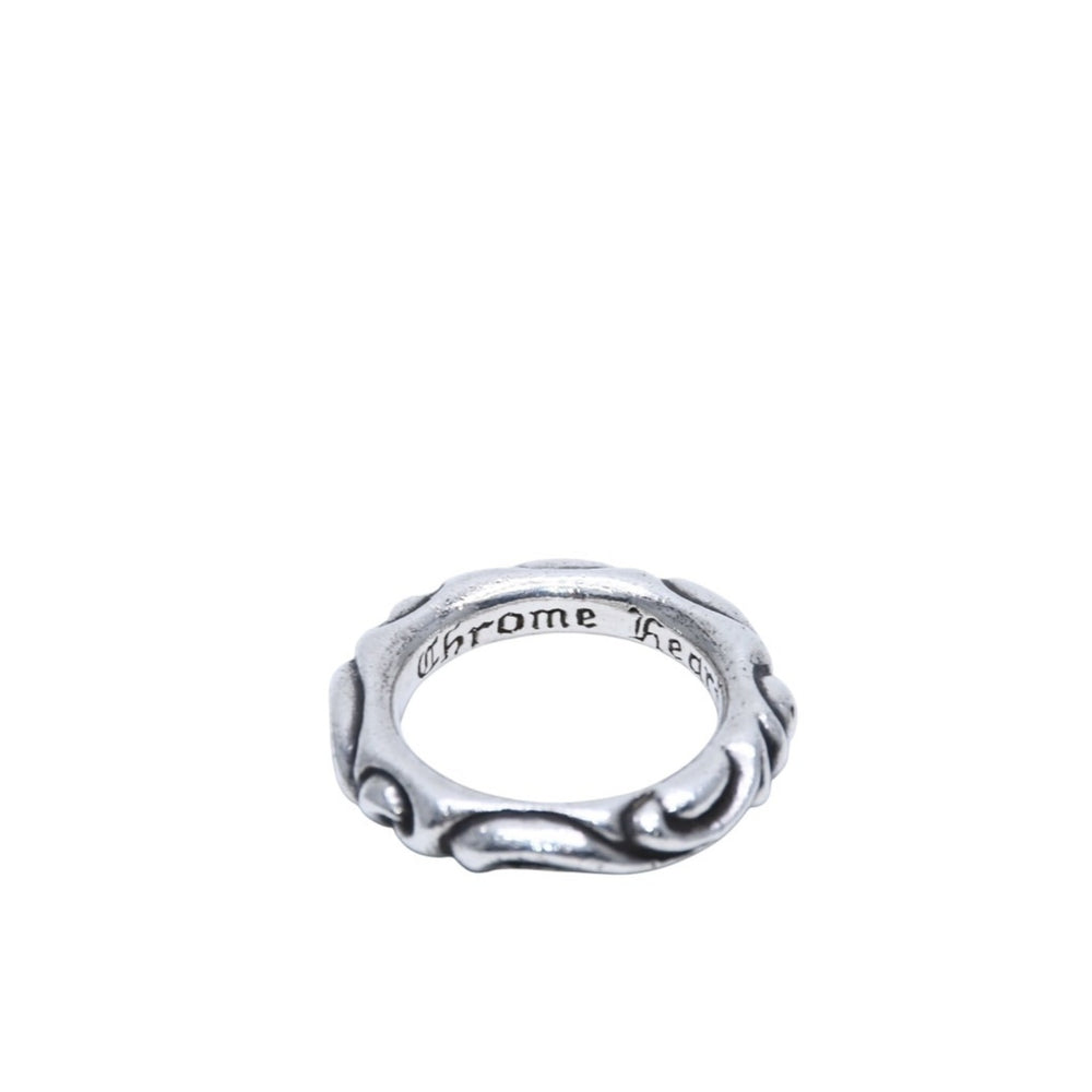Very good condition CHROME HEARTS Scroll band ring Weight approx. 10.6g Size 18 1994/.925 stamp Silver 925 Used 4a001535