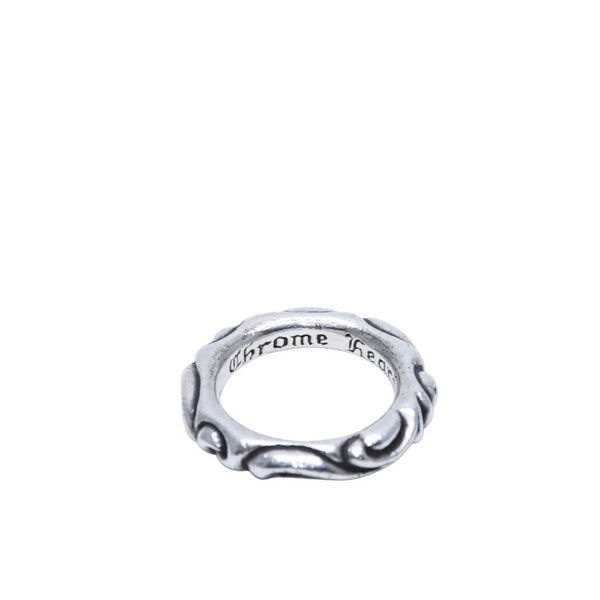 極美品 CHROME HEARTS クロムハーツ スクロールバンドリング 重量約10.6g サイズ18号 1994/.925刻印 シルバー925 中古 4a001535