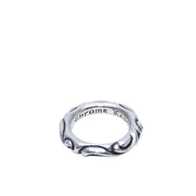 画像をギャラリービューアに読み込む, 極美品 CHROME HEARTS クロムハーツ スクロールバンドリング 重量約10.6g サイズ18号 1994/.925刻印 シルバー925 中古 4a001535