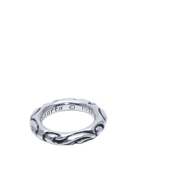 極美品 CHROME HEARTS クロムハーツ スクロールバンドリング 重量約10.6g サイズ18号 1994/.925刻印 シルバー925 中古 4a001535