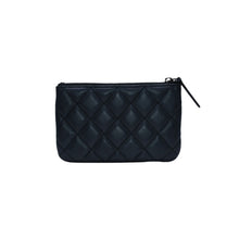 画像をギャラリービューアに読み込む, 極美品 CHANEL シャネル ポーチ マトラッセ キルティング ランダム番台 ココマーク レザー グレー 中古 4a001613