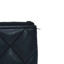 画像をギャラリービューアに読み込む, 極美品 CHANEL シャネル ポーチ マトラッセ キルティング ランダム番台 ココマーク レザー グレー 中古 4a001613