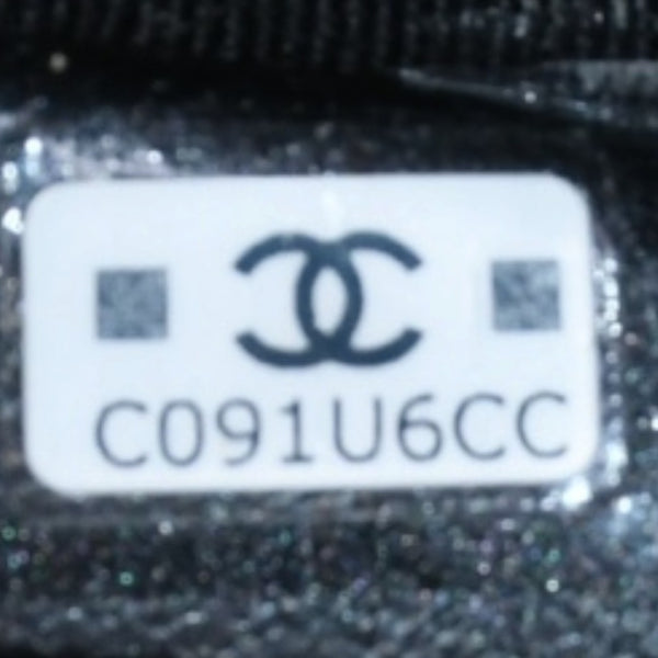 Very good condition CHANEL Pouch Matelasse Quilted Random Number Coco Mark Leather Gray Used 4a001613
