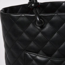 画像をギャラリービューアに読み込む, 極美品 CHANEL シャネル トートバッグ カンボンライン ココマーク 11番台 ブラック カーフ シルバー金具 中古 4a002950