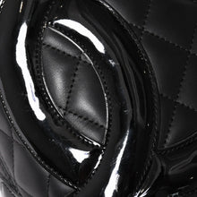 画像をギャラリービューアに読み込む, 極美品 CHANEL シャネル トートバッグ カンボンライン ココマーク 11番台 ブラック カーフ シルバー金具 中古 4a002950