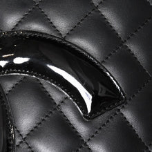 画像をギャラリービューアに読み込む, 極美品 CHANEL シャネル トートバッグ カンボンライン ココマーク 11番台 ブラック カーフ シルバー金具 中古 4a002950