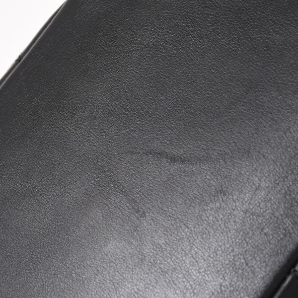 Very Good Condition CHANEL Tote Bag Cambon Line Coco Mark No. 11 Black Calf Silver Hardware Used 4a002950