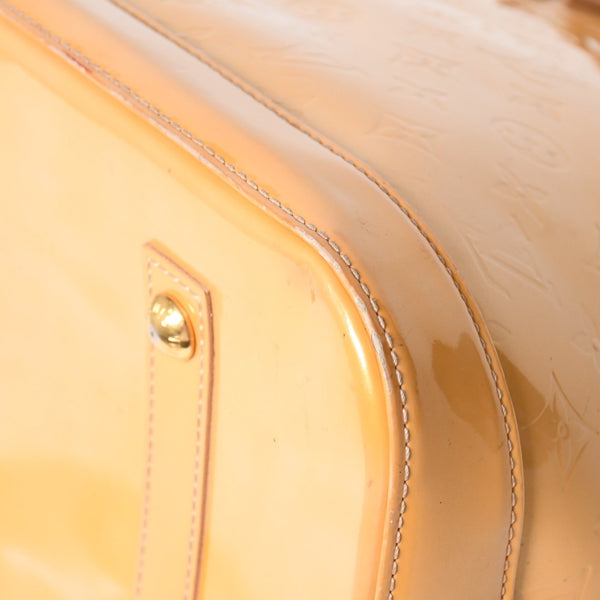 LOUIS VUITTON Monogram Vernis Alma GM Tote Bag M91450 Bag Handbag Beige Good Condition Used 4a001602