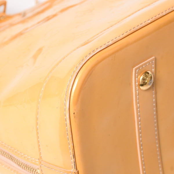 LOUIS VUITTON Monogram Vernis Alma GM Tote Bag M91450 Bag Handbag Beige Good Condition Used 4a001602