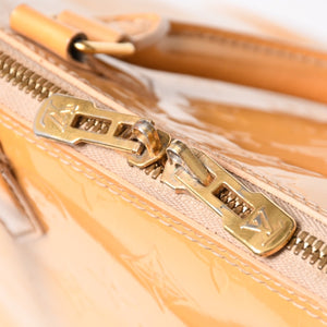 LOUIS VUITTON Monogram Vernis Alma GM Tote Bag M91450 Bag Handbag Beige Good Condition Used 4a001602