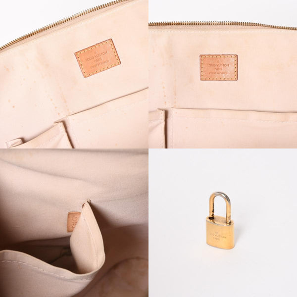 LOUIS VUITTON Monogram Vernis Alma GM Tote Bag M91450 Bag Handbag Beige Good Condition Used 4a001602