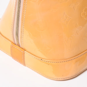 LOUIS VUITTON Monogram Vernis Alma GM Tote Bag M91450 Bag Handbag Beige Good Condition Used 4a001602