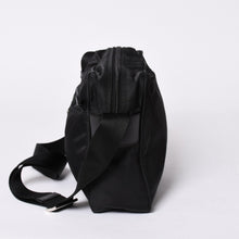 画像をギャラリービューアに読み込む, PRADA プラダ Shoulder Bag ショルダーバッグ Nylon ナイロン Black ブラック シルバー金具 美品 中古 4a001189