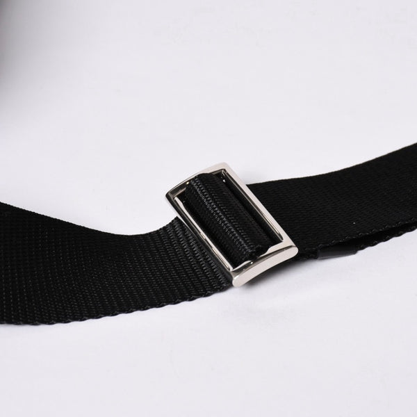PRADA プラダ Shoulder Bag ショルダーバッグ Nylon ナイロン Black ブラック シルバー金具 美品 中古 4a001189