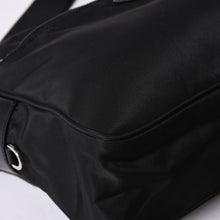 画像をギャラリービューアに読み込む, PRADA プラダ Shoulder Bag ショルダーバッグ Nylon ナイロン Black ブラック シルバー金具 美品 中古 4a001189