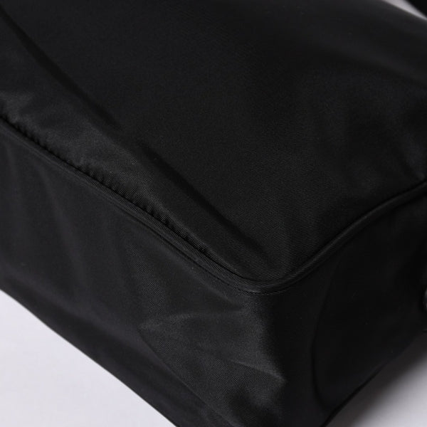 PRADA プラダ Shoulder Bag ショルダーバッグ Nylon ナイロン Black ブラック シルバー金具 美品 中古 4a001189