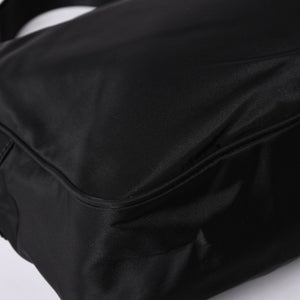 PRADA プラダ Shoulder Bag ショルダーバッグ Nylon ナイロン Black ブラック シルバー金具 美品 中古 4a001189