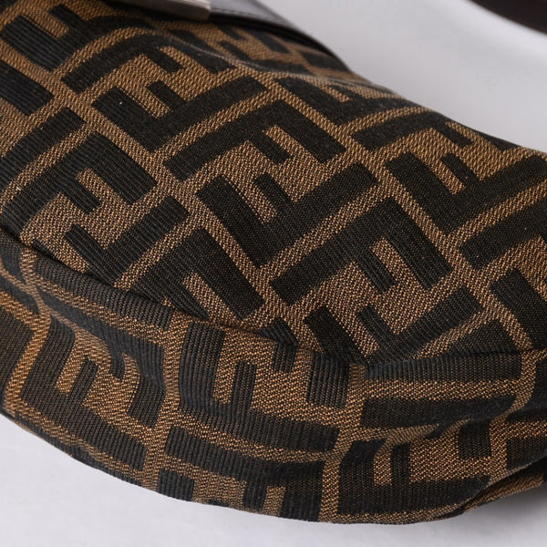 FENDI フェンディ マンマバケット ワンショルダーバッグ ズッカキャンバス 0916321001 ブラウン 美品 中古 4a001152