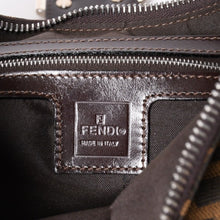 画像をギャラリービューアに読み込む, FENDI フェンディ マンマバケット ワンショルダーバッグ ズッカキャンバス 0916321001 ブラウン 美品 中古 4a001152