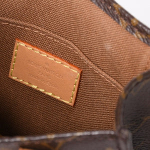 Very good condition LOUIS VUITTON Petit Sac Pla 2WAY bag M69442 Monogram Brown Gold hardware Used 4a001175