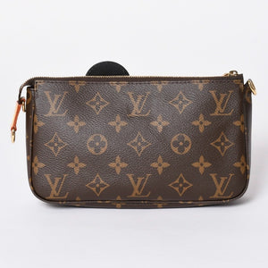 New unused item LOUIS VUITTON LV×TM Monogram Panda Pochette Accessoire M13440 Takashi Murakami Pouch Brown Used 4a001470