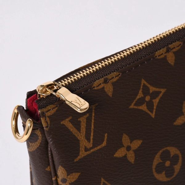 New unused item LOUIS VUITTON LV×TM Monogram Panda Pochette Accessoire M13440 Takashi Murakami Pouch Brown Used 4a001470