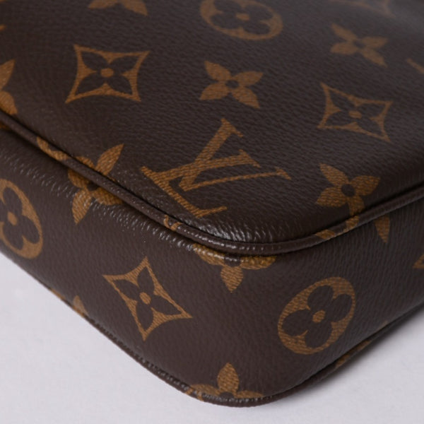 New unused item LOUIS VUITTON LV×TM Monogram Panda Pochette Accessoire M13440 Takashi Murakami Pouch Brown Used 4a001470