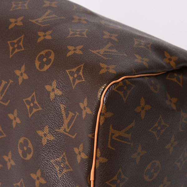 Very Good LOUIS VUITTON Speedy 30 Handbag New M41108 Monogram Brown Leather PVC Used 4a003176