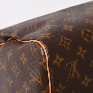Very Good LOUIS VUITTON Speedy 30 Handbag New M41108 Monogram Brown Leather PVC Used 4a003176